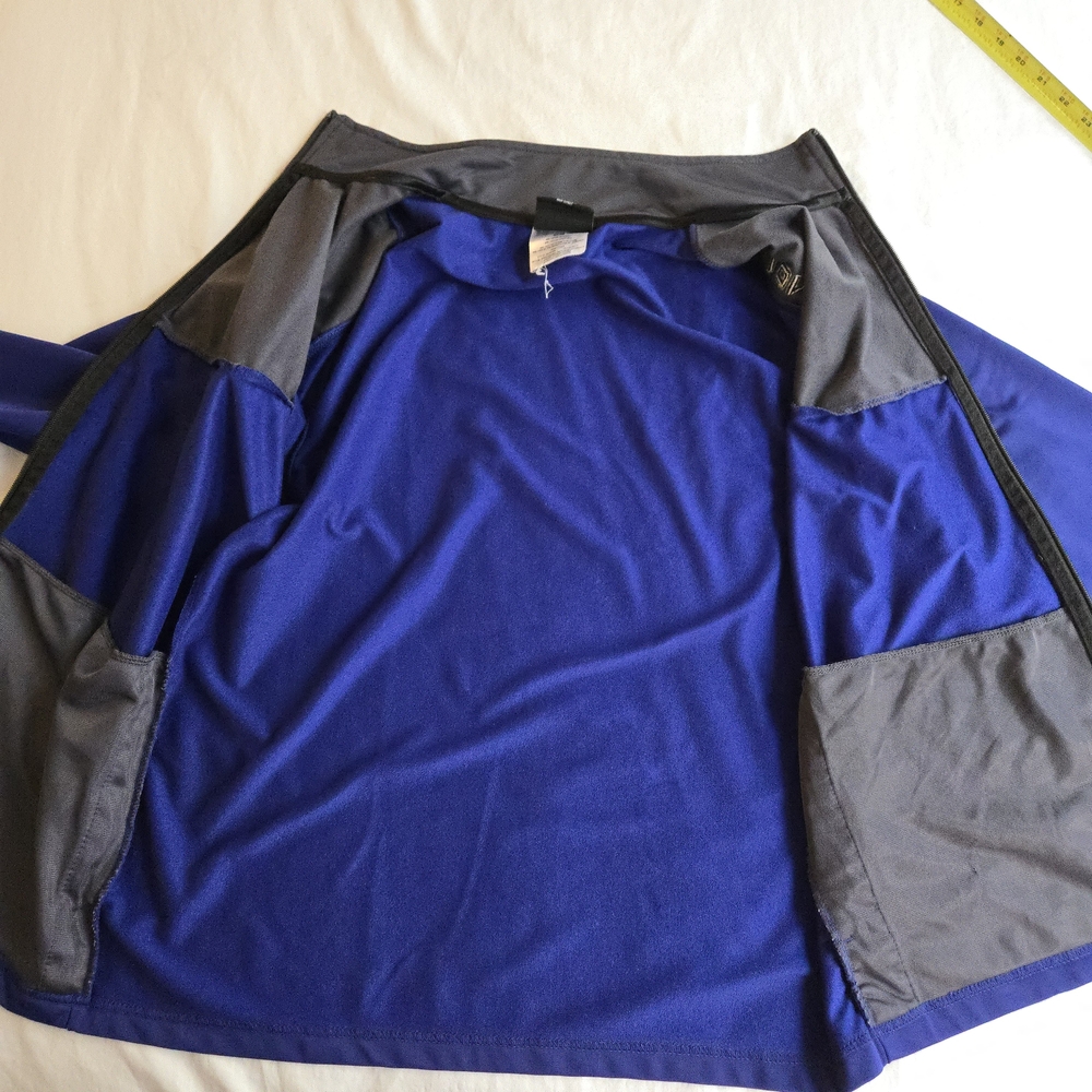 AND1 Men's Blue and Gray Colorblock Full-Zip Track Jacket - Picture 10 of 12